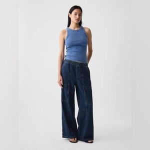 GAP Dark Blue Wide Leg Pants